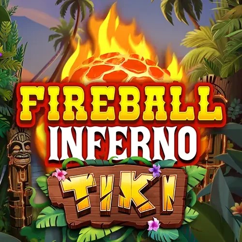 Fireball Inferno Tiki by NetEnt, showcased at wazambalive.gr – game logo