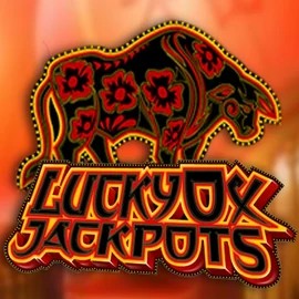 Lucky Ox Jackpots slot logo by Rival at Wazamba Casino