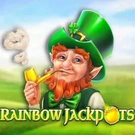 Rainbow Jackpots slot visual from Red Tiger Gaming available on wazambalive.gr