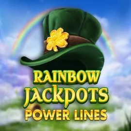 Official Jackpots logo: Rainbow Jackpots Power Lines by Red Tiger Gaming at Wazamba Casino